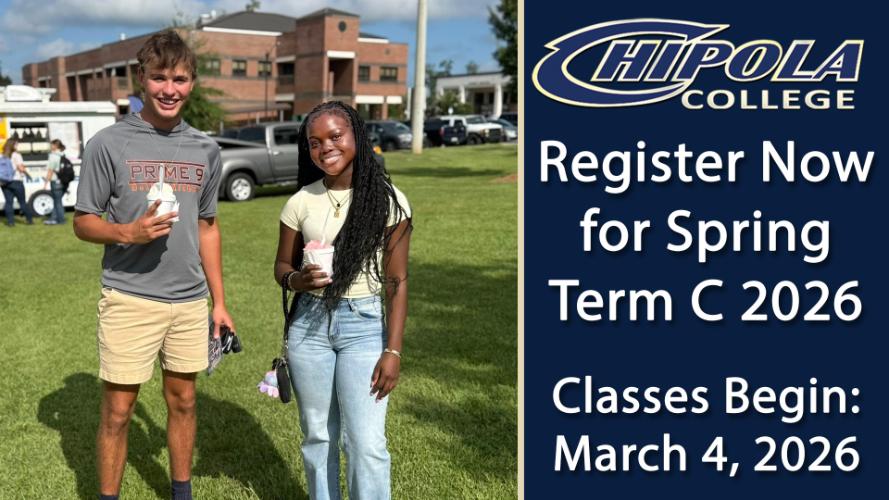 Spring C 2026 Registration - TV Slide