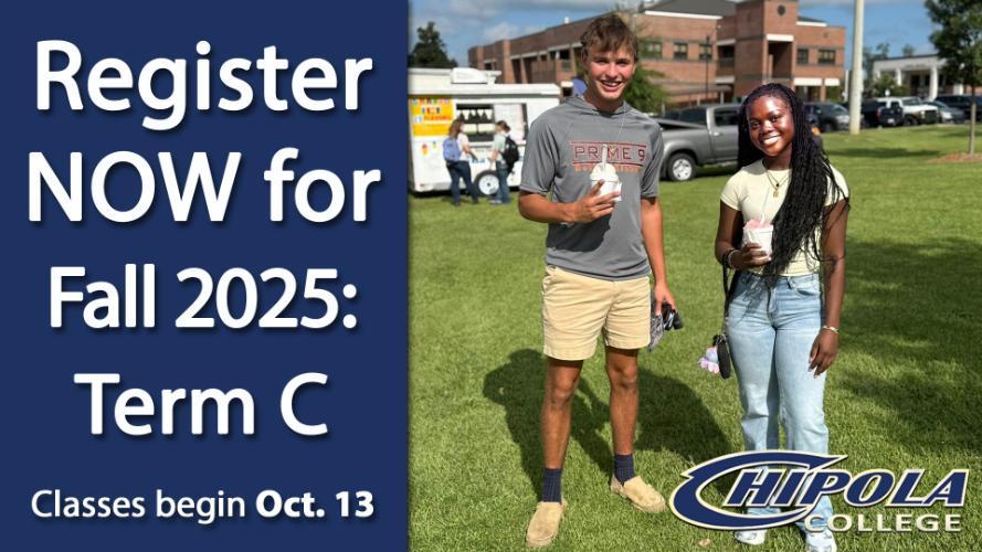 Register Now for Fall 2025: Term C. Classes Begin Oct. 13